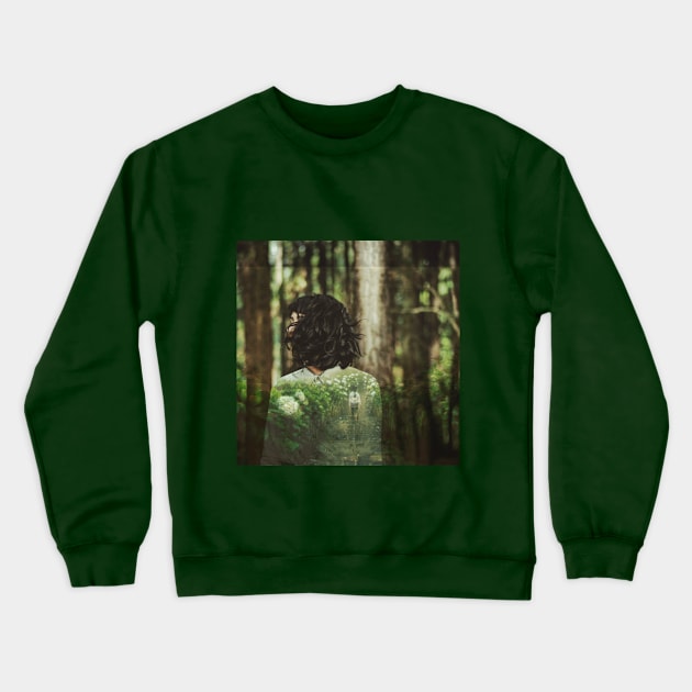 Comfort at the bottom of a swimming pool Crewneck Sweatshirt by Ben_Johnsick